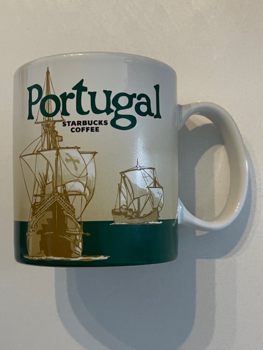 Starbucks Portugal Mug 2013 Global Icon Collector Series 16oz Made In Thailand